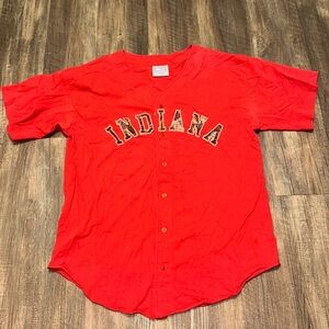 Vintage Crable‎ Sportswear Shirt Indiana Embroidered size XL